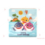 Салфетки к-т 12бр. Бебета Акули / Baby shark | PARTIBG.COM