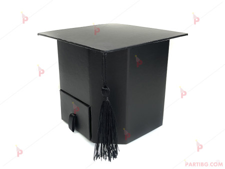 Подаръчна кутия за Дипломиране с чекмедже - черна
