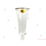 Комплект 2бр. гравирани чаши за шампанско с кант | PARTIBG.COM