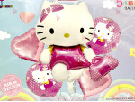 Фолиеви балони комплект от 5 бр. - Кити / Hello Kitty | PARTIBG.COM