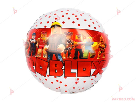 Фолиев балон кръгъл Роблокс / Roblox