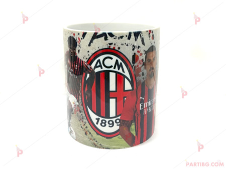 Керамична чаша за кафе/чай с декор АК Милан