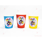 Чашки едноцветни в синьо с декор Мики Маус / Mickey Mousee 2 | PARTIBG.COM