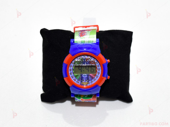 Детски ръчен часовник - декор Пи Джей Маск / PJ Mask | PARTIBG.COM