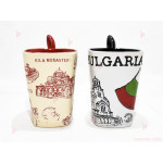 Чаша с лъжичка - декор забележителности от "България" | PARTIBG.COM