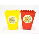 Кофичка за пуканки/чипс с декор Том и Джери в жълто / 1бр. | PARTIBG.COM