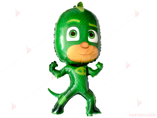 Фолиев балон Пи Джей Маск / PJ MASKS зелен | PARTIBG.COM