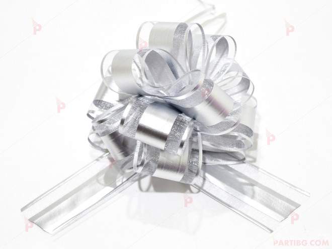 Панделка за подарък в сребро | PARTIBG.COM