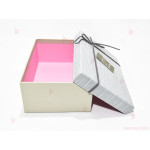 Кутия за подарък - правоъгълна сива 1 | PARTIBG.COM