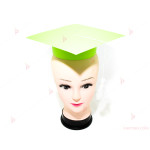 Шапка за дипломиране-зелена | PARTIBG.COM