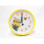 Детски часовник/будилник с декор Миньони | PARTIBG.COM