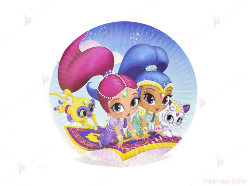 Чинийки к-т 10бр. Искрица и Сияйница/Shimmer and Shine | PARTIBG.COM