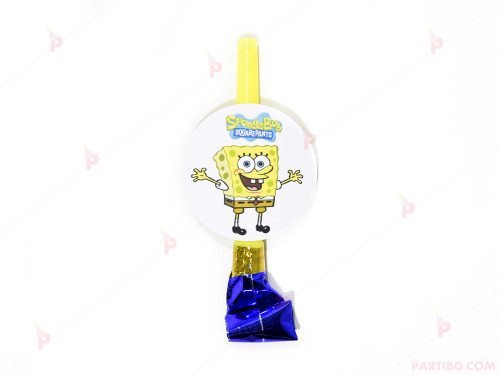 Свирки за парти - тип лента 10бр. Спондж Боб / Sponge bob | PARTIBG.COM