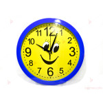 Стенен часовник жълт с усмивка | PARTIBG.COM