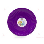 Чинийки едноцветни в лилаво с декор Пес Патрул / Paw Patrol-Скай и Еверест | PARTIBG.COM
