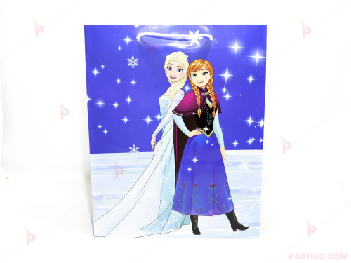 Подаръчна торбичка с декор Елза и Ана / Frozen | PARTIBG.COM