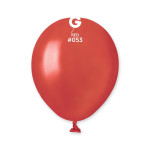 Мини балони 20бр. ф13см металик червено | PARTIBG.COM