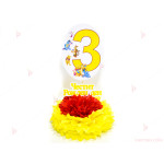 Украса за маса с цифра по избор - декор  Мечо пух / Winnie-the-Pooh 2 | PARTIBG.COM