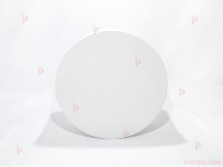 Кутия за подарък - кръг в бяло 4