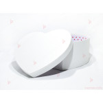 Кутия за подарък - сърце в бяло 5 | PARTIBG.COM