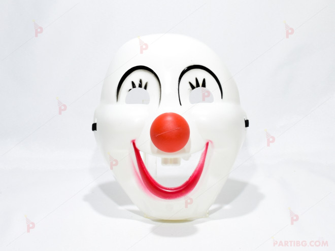 Маска клоун с нос | PARTIBG.COM
